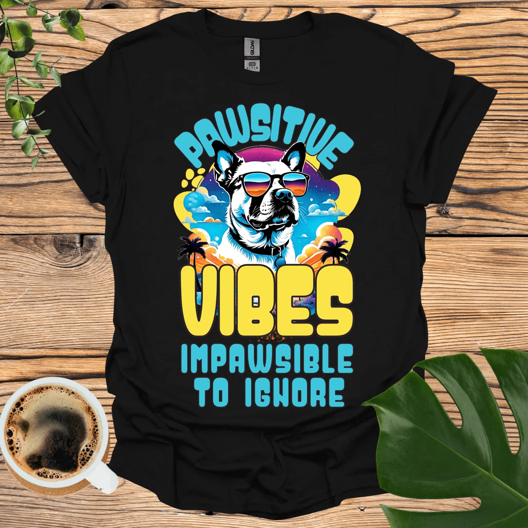 Cool Pawsitive Vibes - Impawsible to Ignore T-shirt