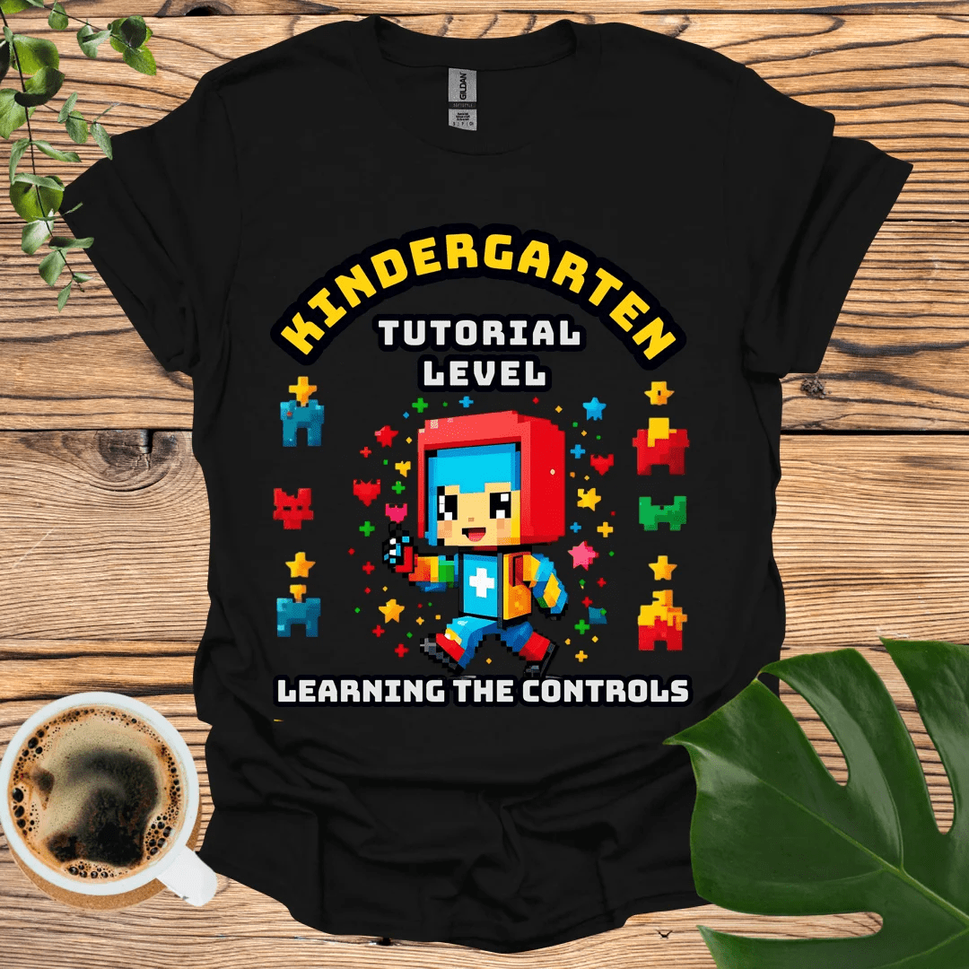 Gaming-Themed Kindergarten T-Shirt: Tutorial Level