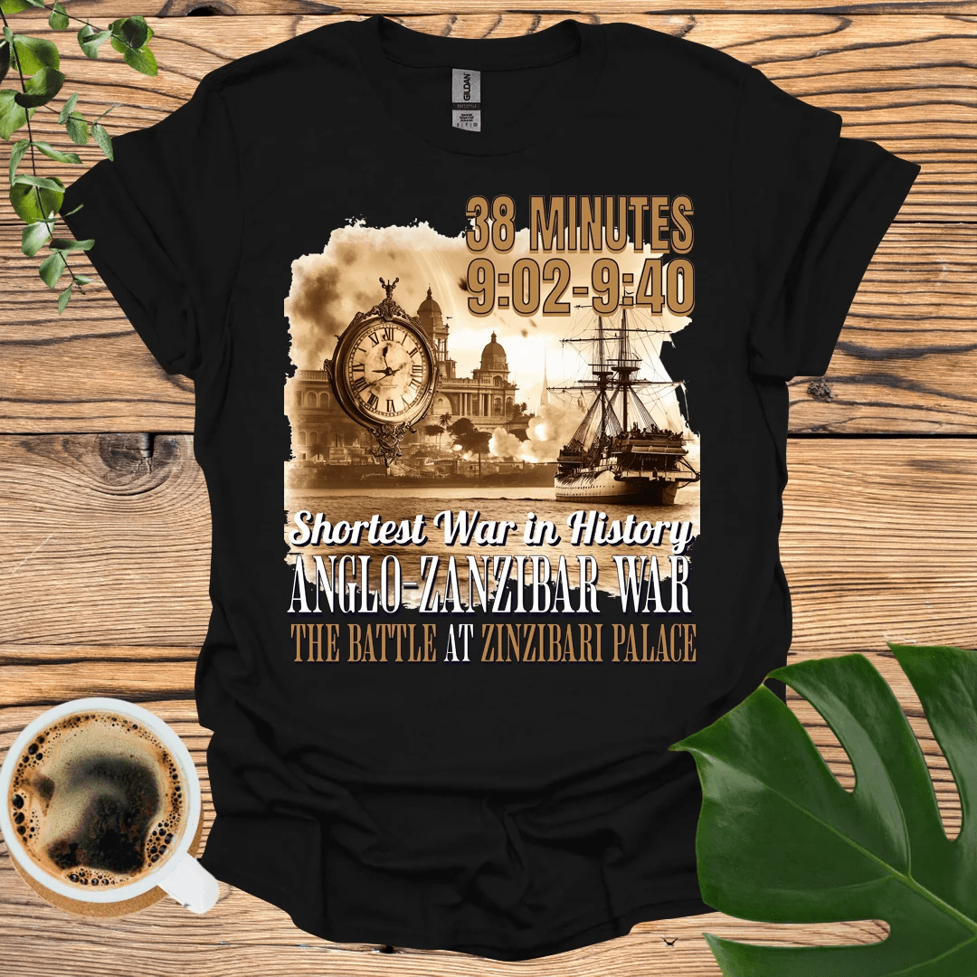 History's Shortest War T-Shirt - Anglo-Zanzibar War