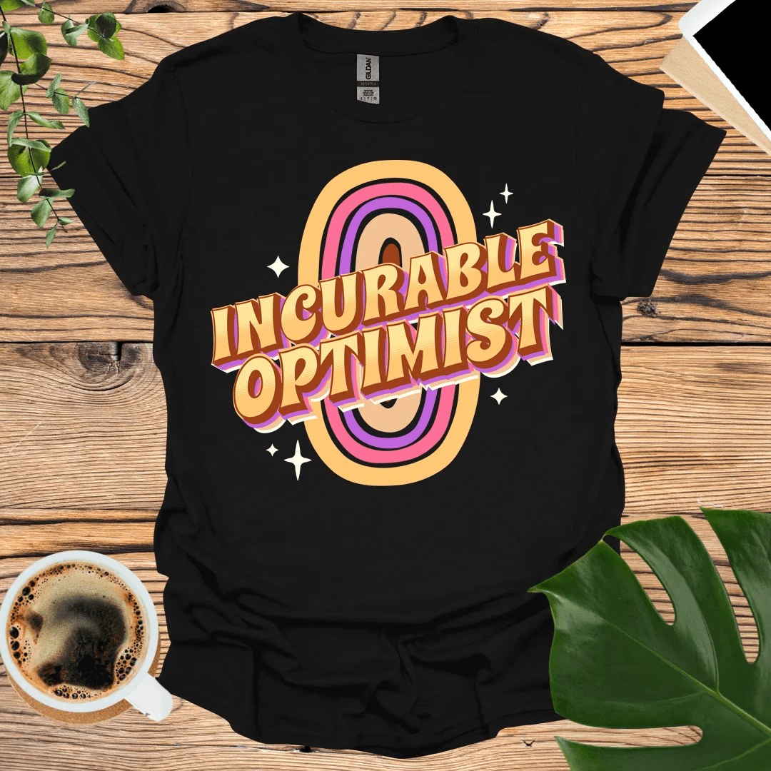 Incurable Optimist T-shirt – Spread Positivity in Style