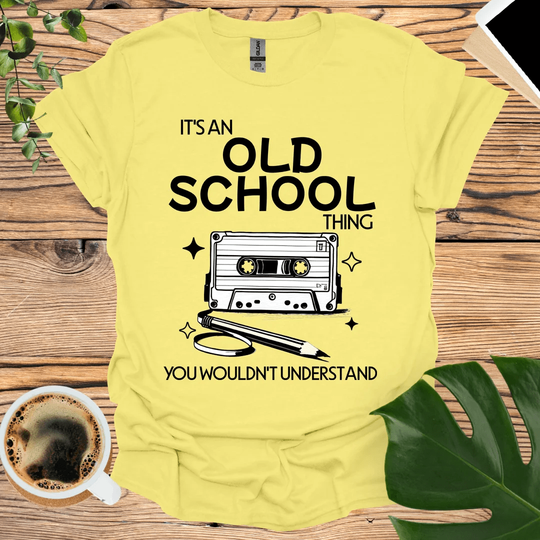 It's an Old School Thing Retro Cassette T-shirt