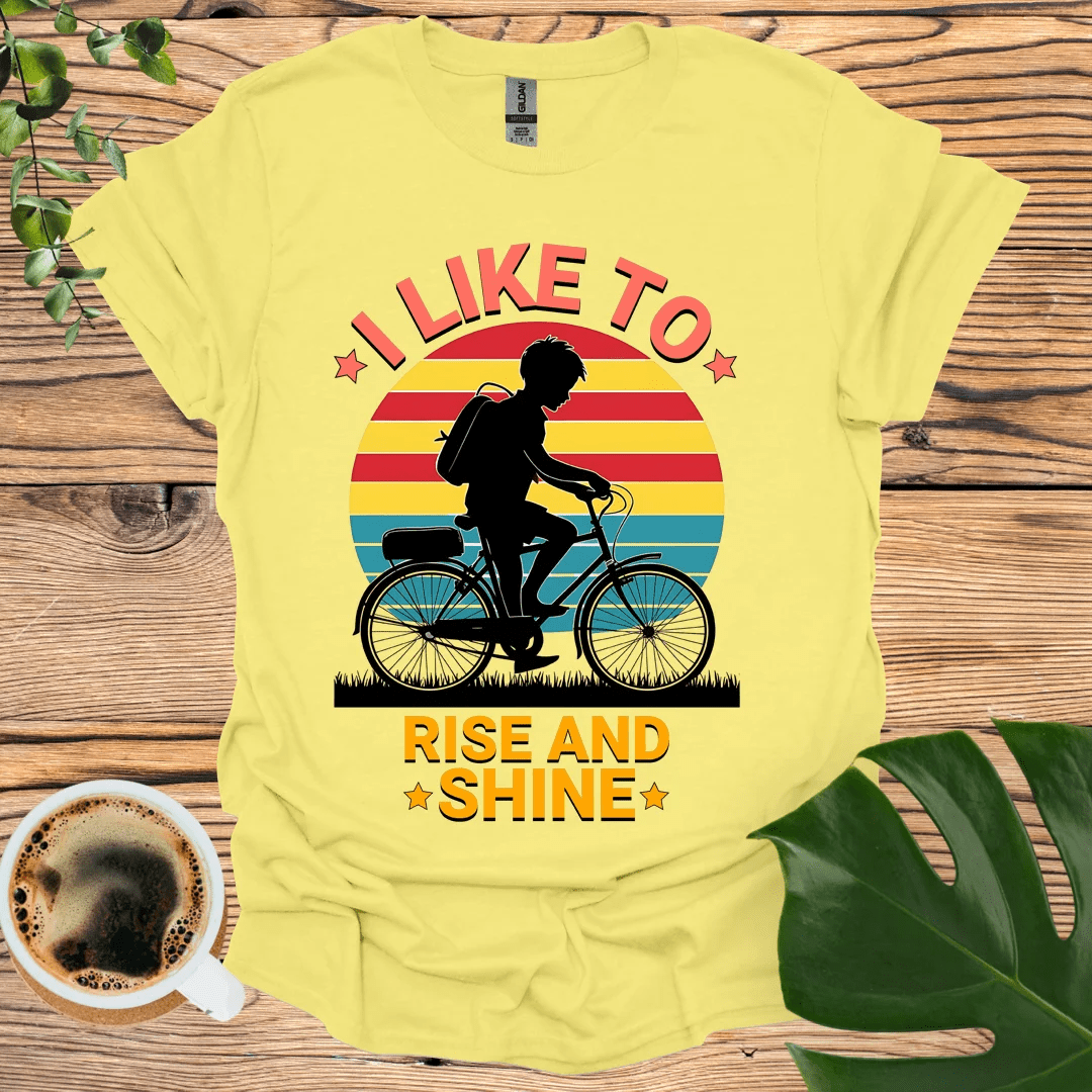 Rise and Shine: Retro Back-to-School Adventure T-Shirt