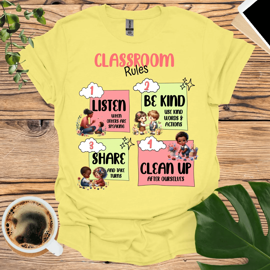 Teacher's Favorite: Classroom Rules T-Shirt