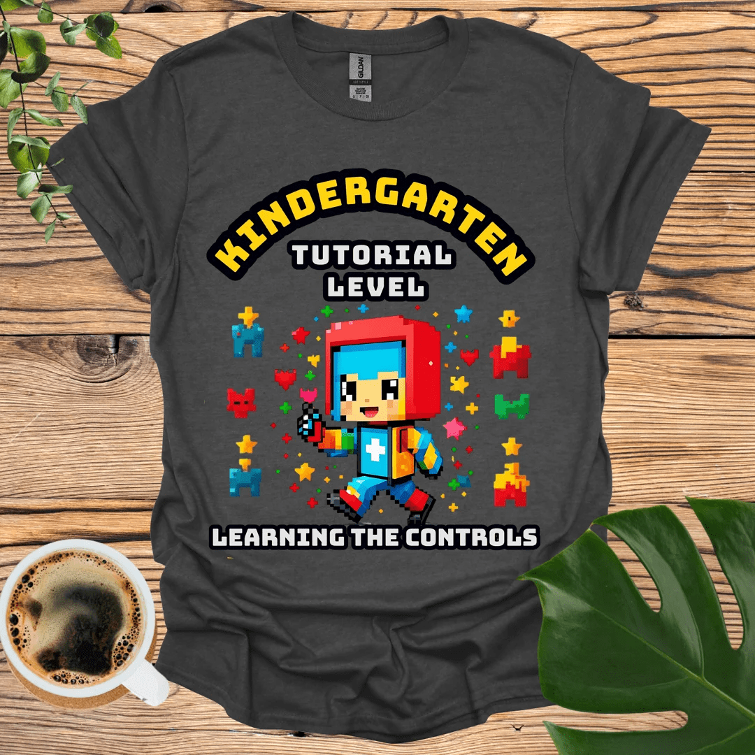 Gaming-Themed Kindergarten T-Shirt: Tutorial Level