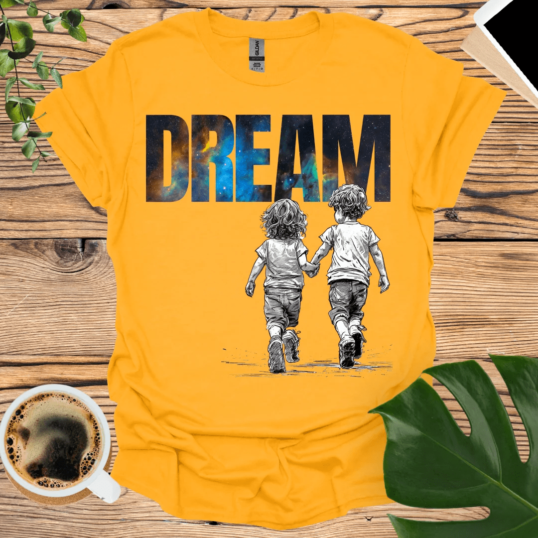 Galaxy-Inspired 'DREAM' T-Shirt for Inspiring Minds