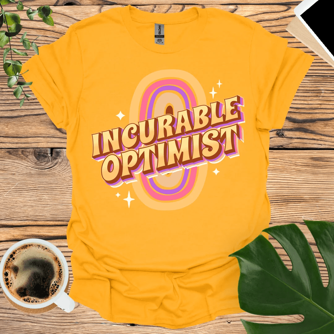 Incurable Optimist T-shirt – Spread Positivity in Style