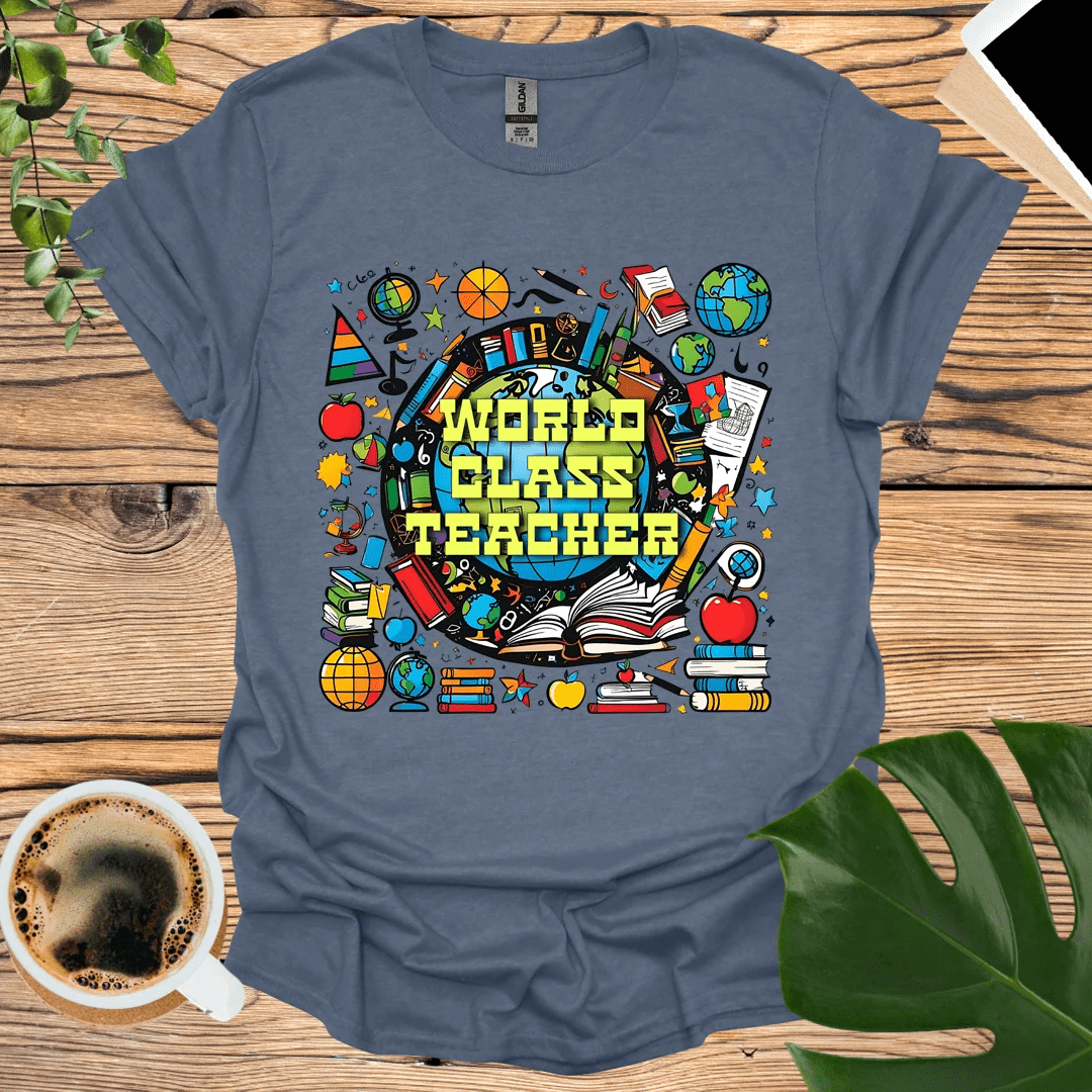 Vibrant World Class Teacher T-Shirt