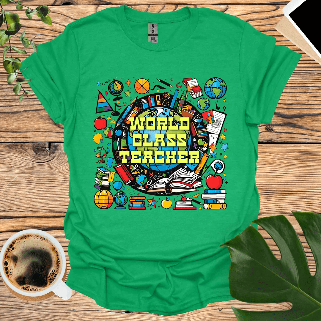 Vibrant World Class Teacher T-Shirt