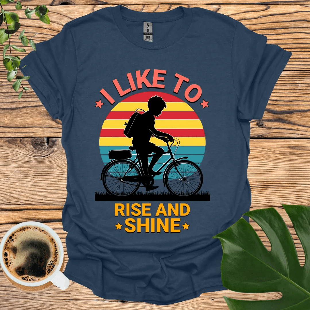 Rise and Shine: Retro Back-to-School Adventure T-Shirt