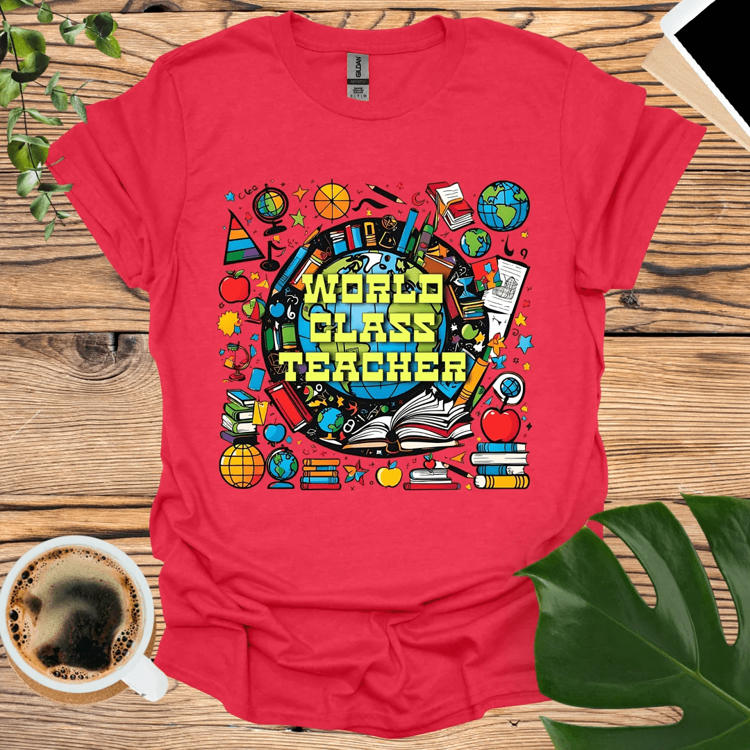 Vibrant World Class Teacher T-Shirt