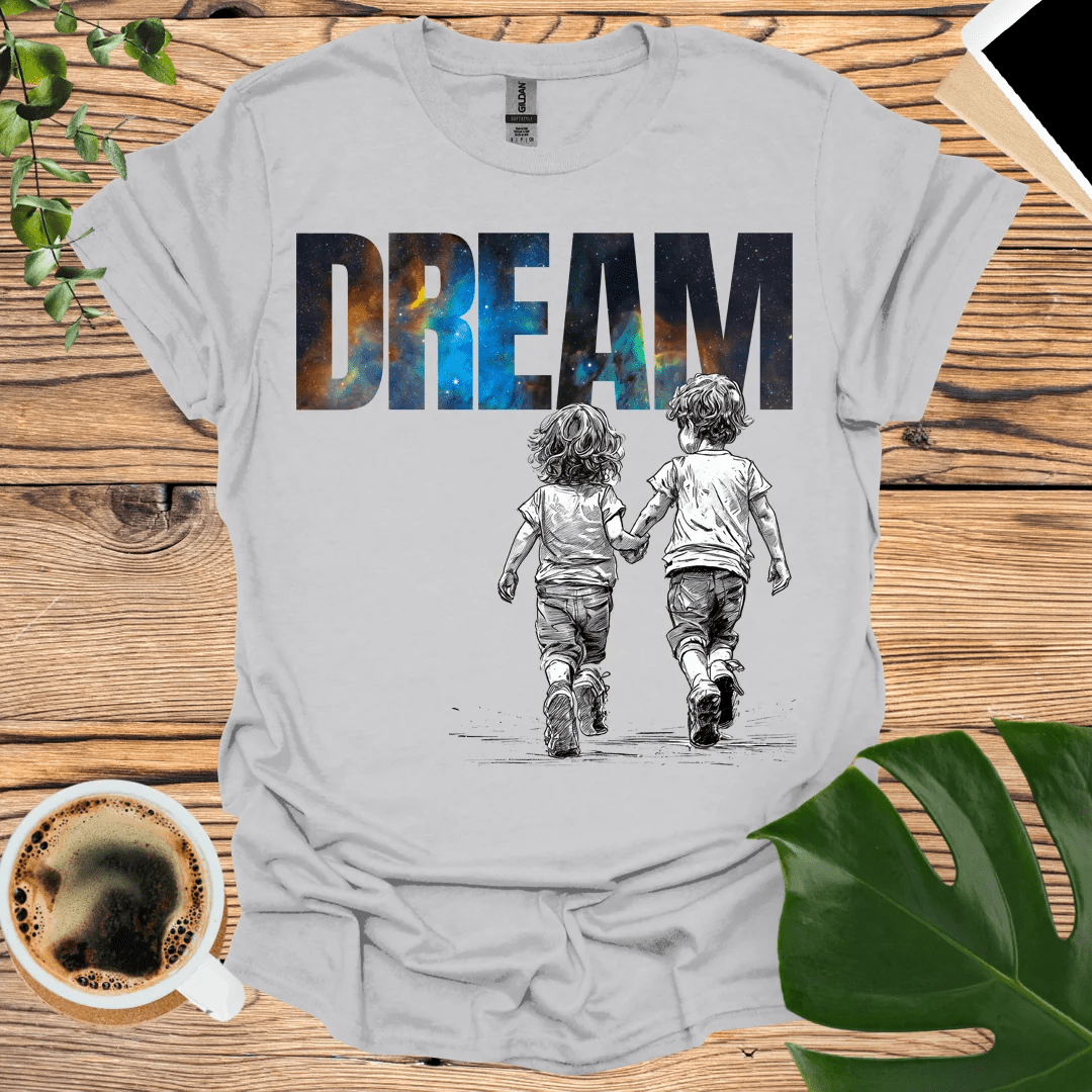 Galaxy-Inspired 'DREAM' T-Shirt for Inspiring Minds