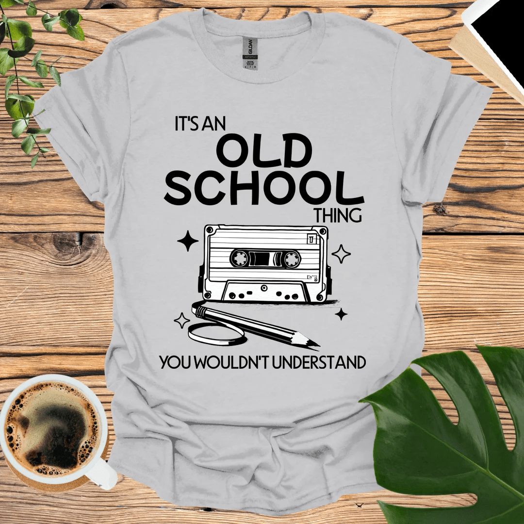 It's an Old School Thing Retro Cassette T-shirt