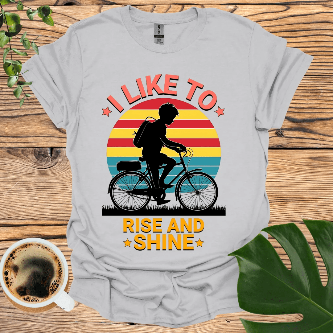 Rise and Shine: Retro Back-to-School Adventure T-Shirt