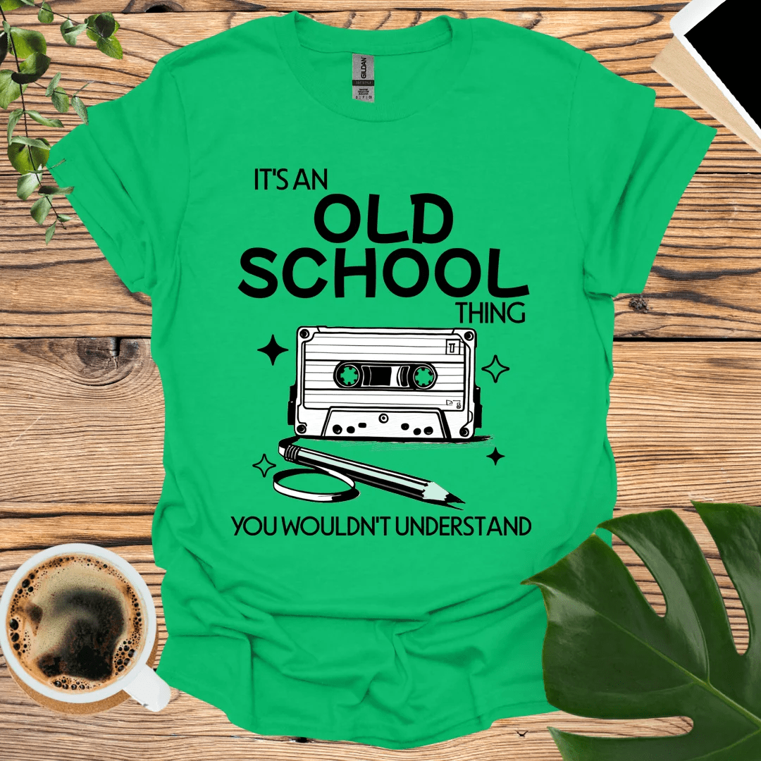 It's an Old School Thing Retro Cassette T-shirt