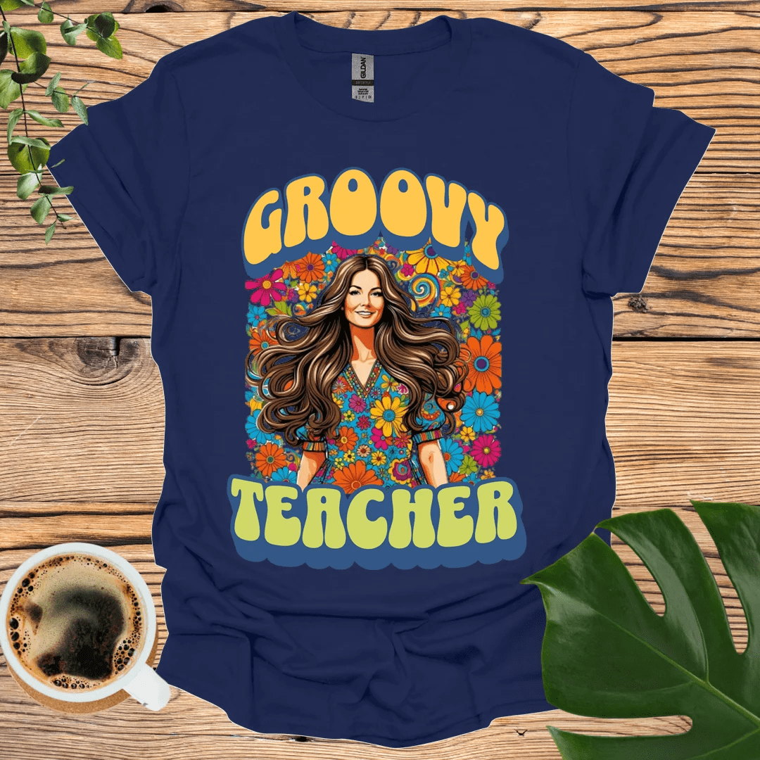 Groovy Teacher T-Shirt: Embrace the 60s Vibes