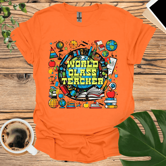 Vibrant World Class Teacher T-Shirt