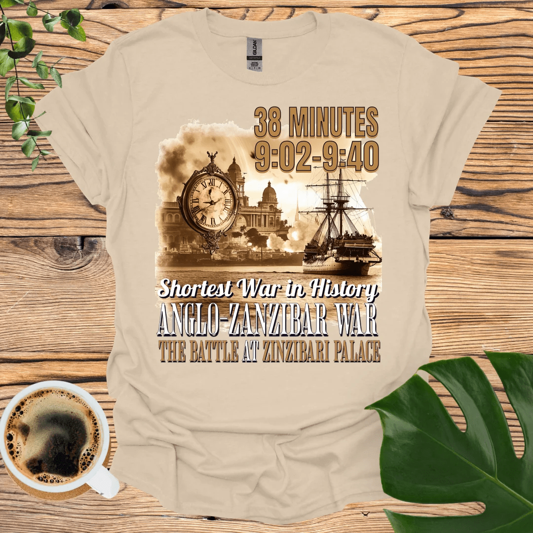 History's Shortest War T-Shirt - Anglo-Zanzibar War