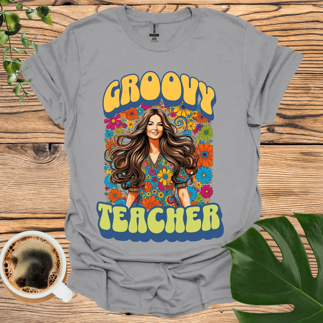 Groovy Teacher T-Shirt: Embrace the 60s Vibes