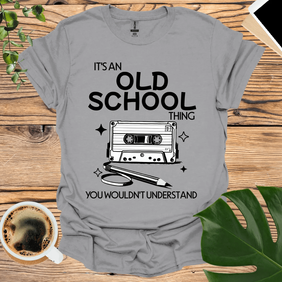 It's an Old School Thing Retro Cassette T-shirt