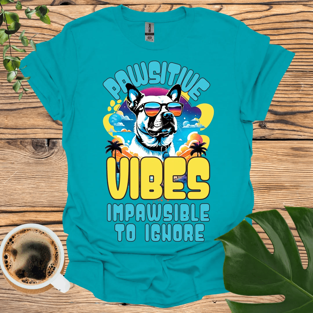 Cool Pawsitive Vibes - Impawsible to Ignore T-shirt