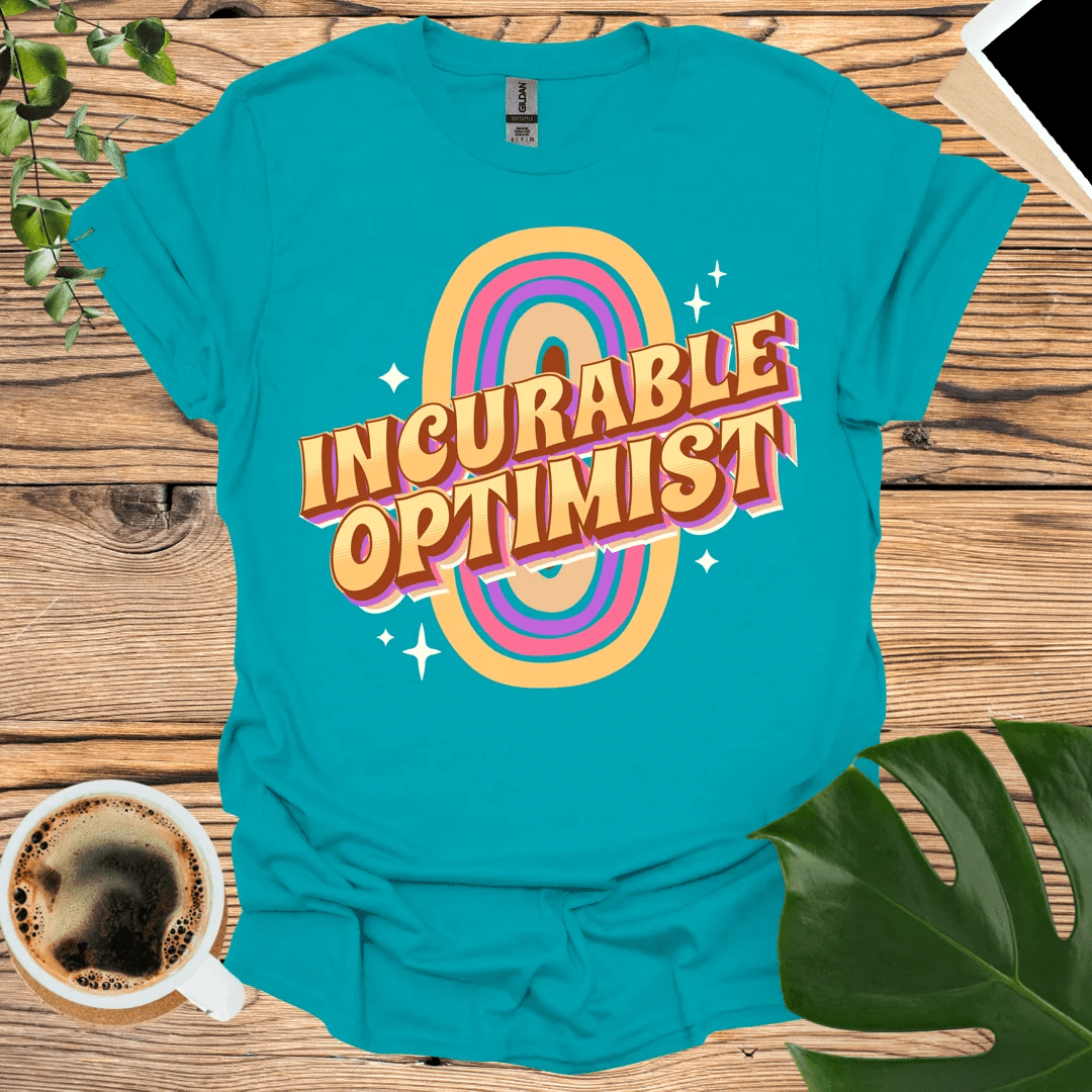 Incurable Optimist T-shirt – Spread Positivity in Style