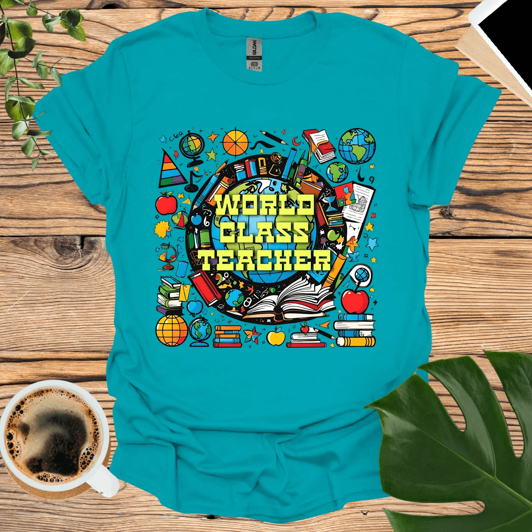 Vibrant World Class Teacher T-Shirt