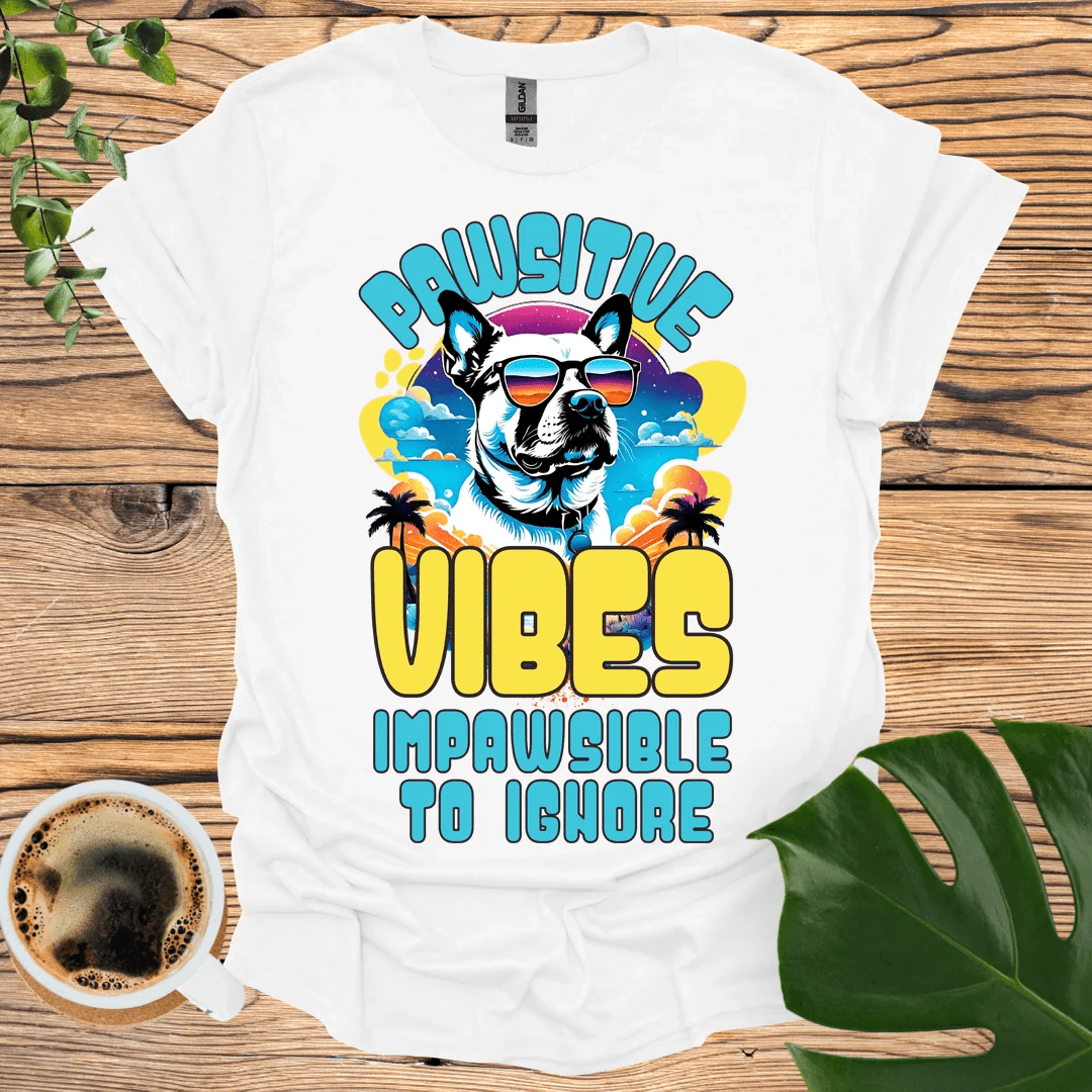 Cool Pawsitive Vibes - Impawsible to Ignore T-shirt