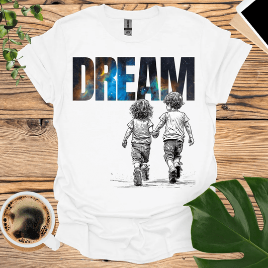 Galaxy-Inspired 'DREAM' T-Shirt for Inspiring Minds