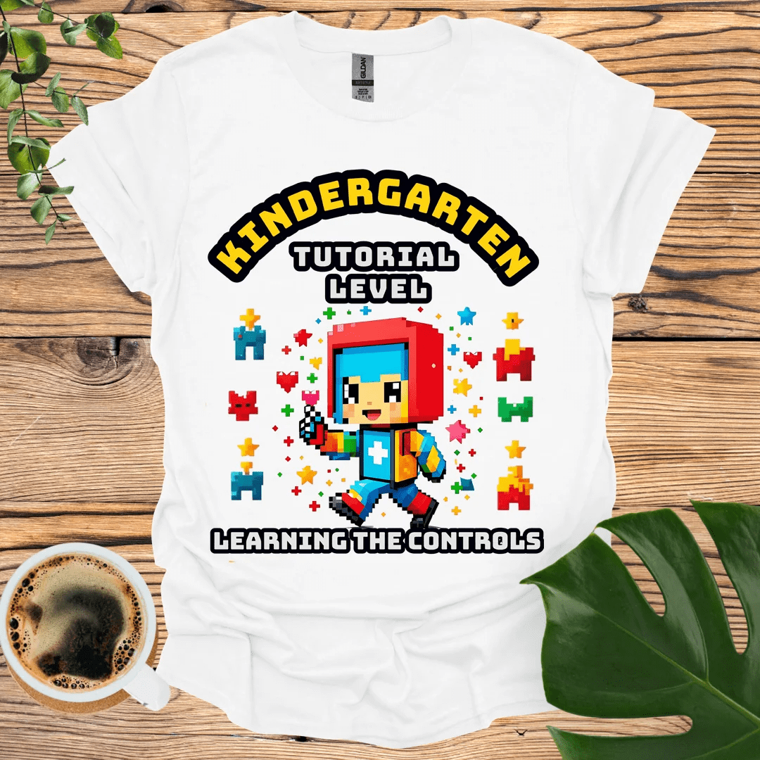 Gaming-Themed Kindergarten T-Shirt: Tutorial Level