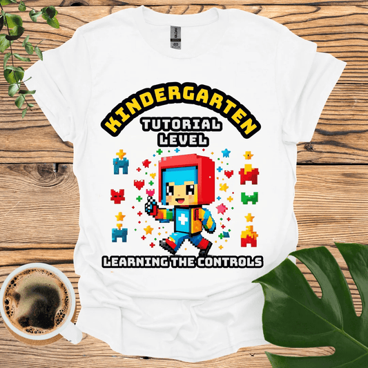 Gaming-Themed Kindergarten T-Shirt: Tutorial Level