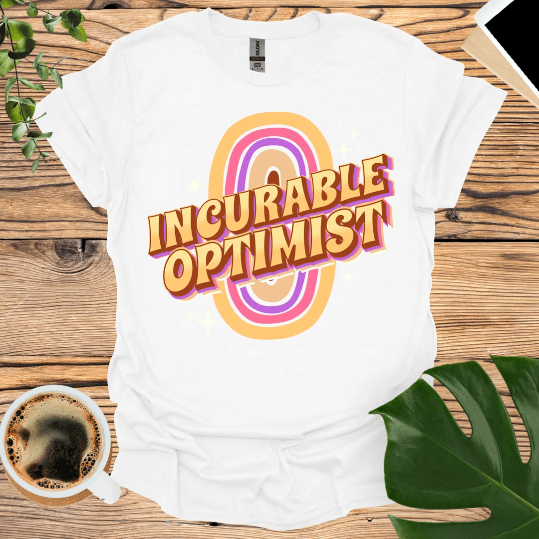 Incurable Optimist T-shirt – Spread Positivity in Style