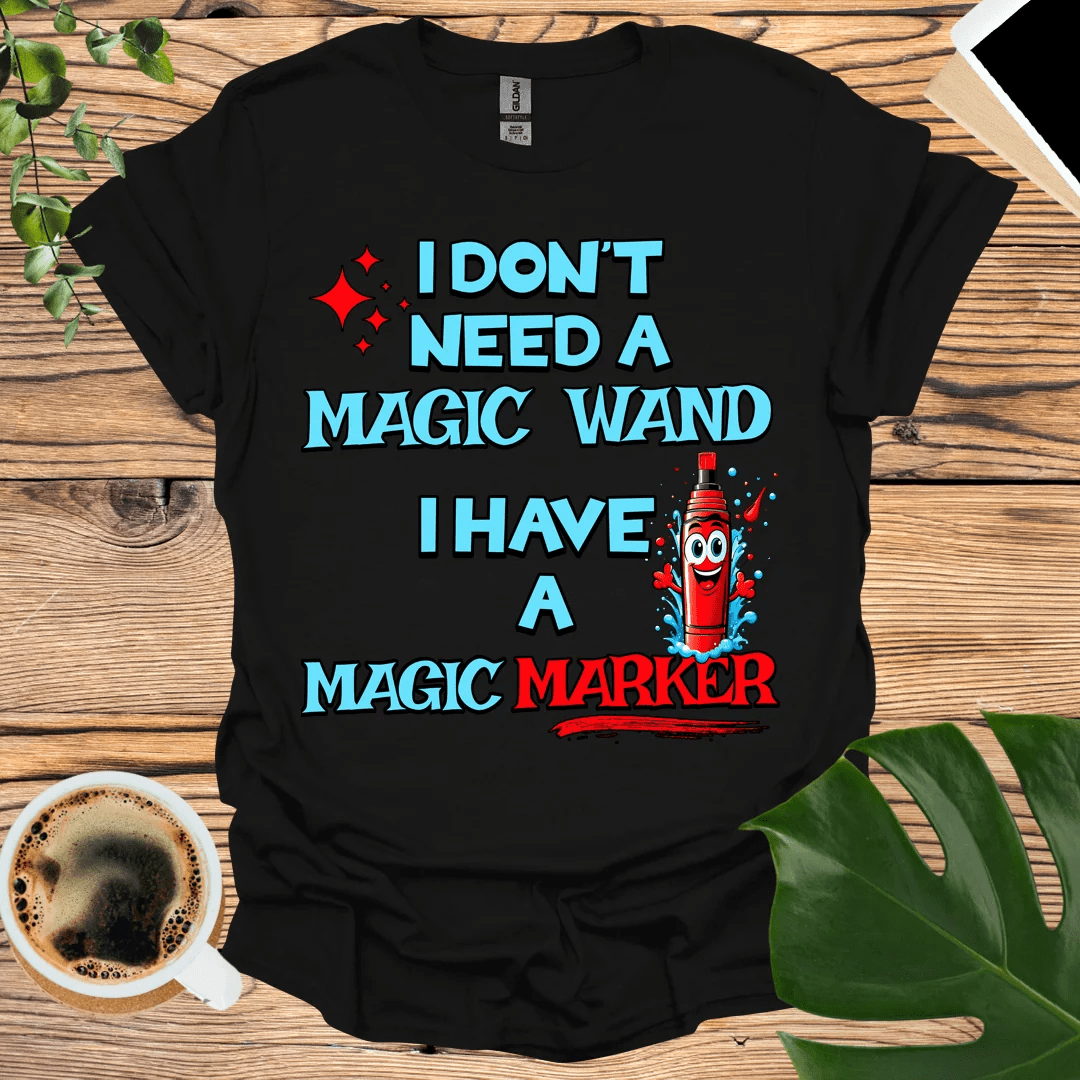 Fun and Whimsical Magic Marker T-shirt