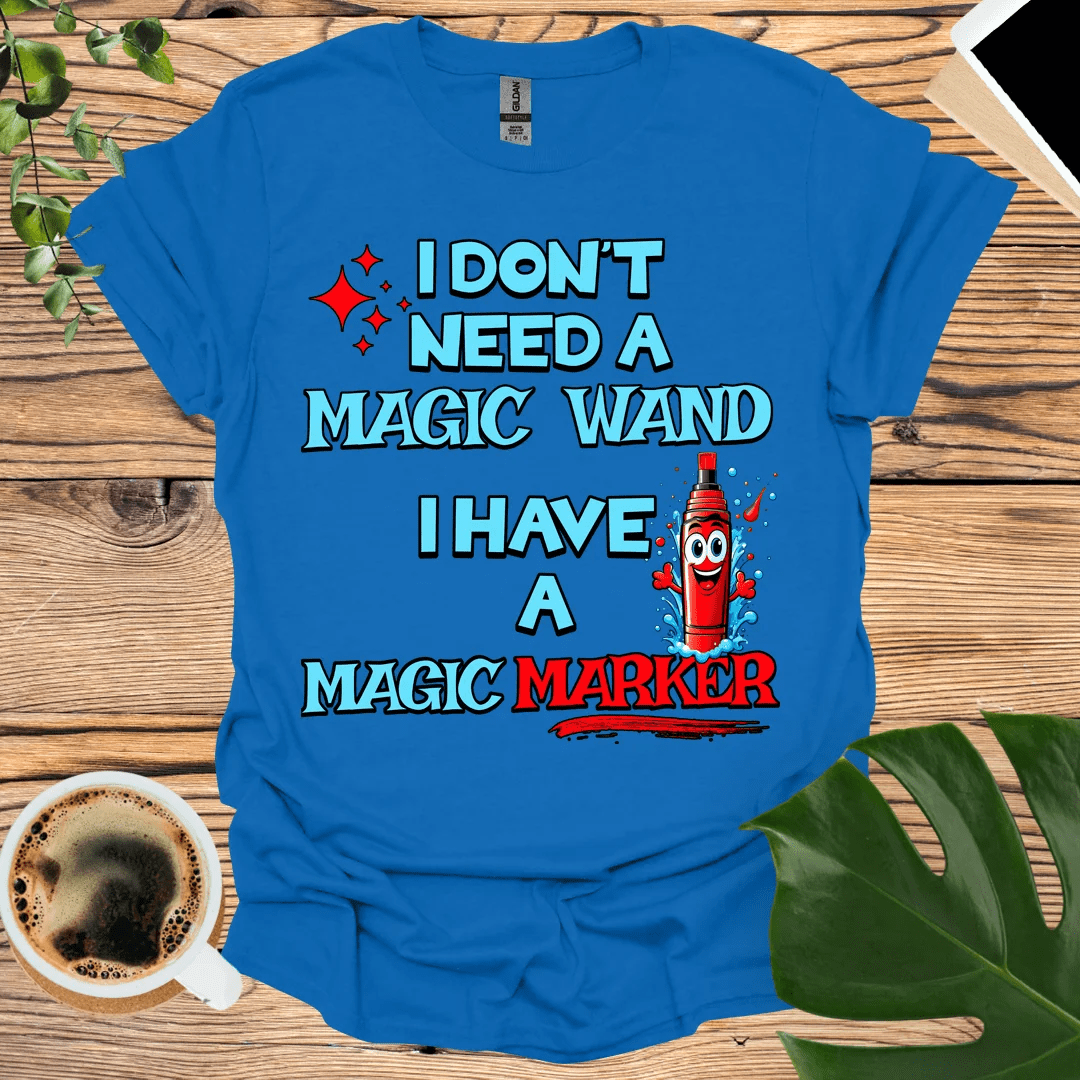 Fun and Whimsical Magic Marker T-shirt